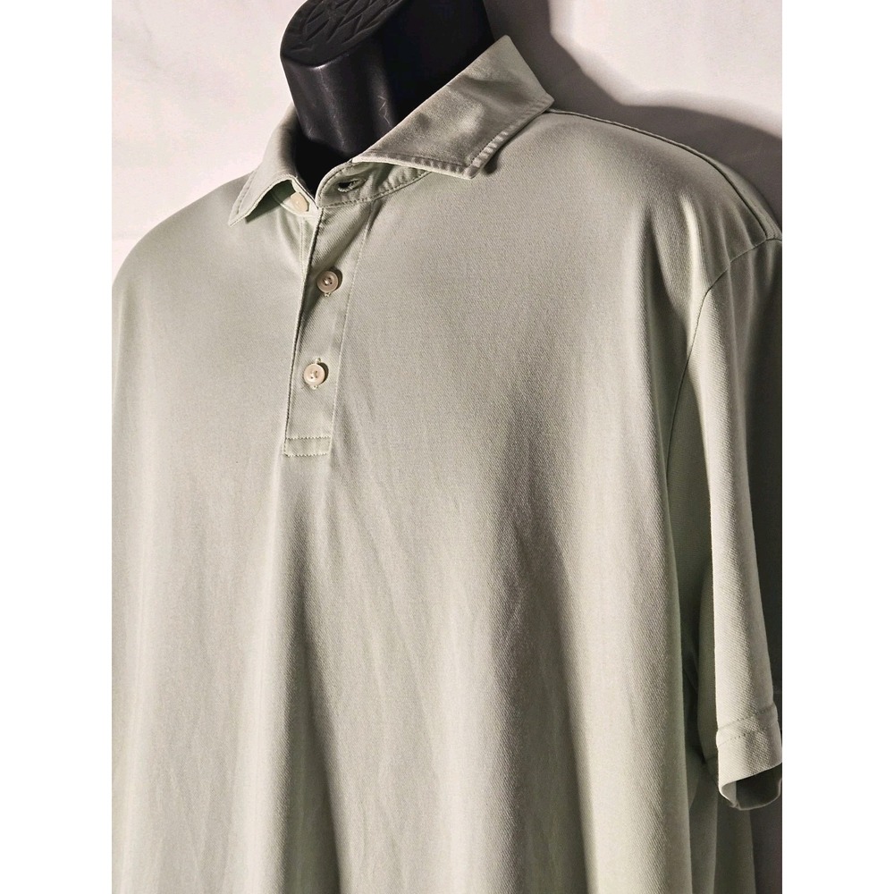 Cremieux Performance MEN'S‎ Size XL Short-Sleeve Polo Shirt Mint